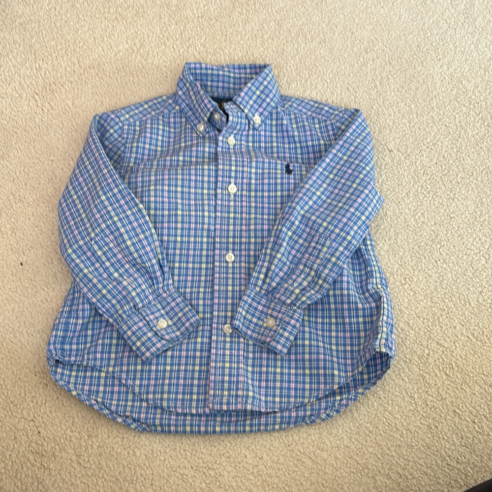 Ralph Lauren boy size 2/2T long sleeve button-down